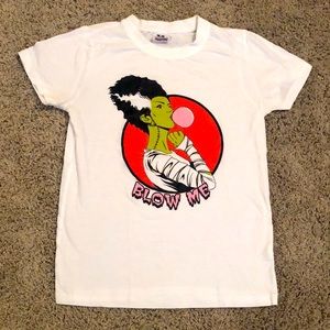 XS Future Monsters Bride of Frankenstein “Blow Me” Tee